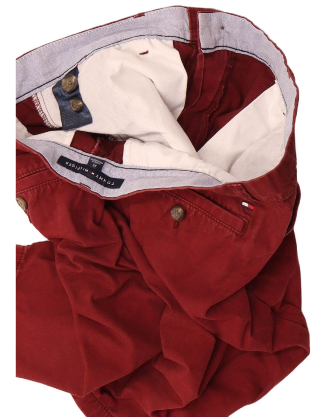 Męskie spodenki Chino Tommy Hilfiger W33 Średni brązowy bawełna