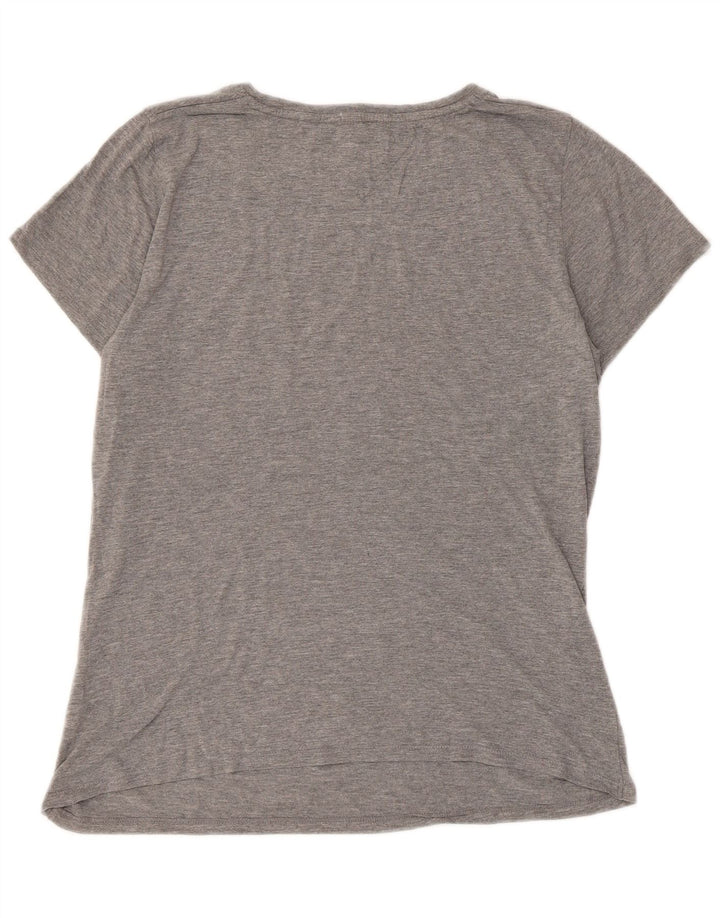 Damska koszulka graficzna Tommy Hilfiger Top UK 14 Medium Grey