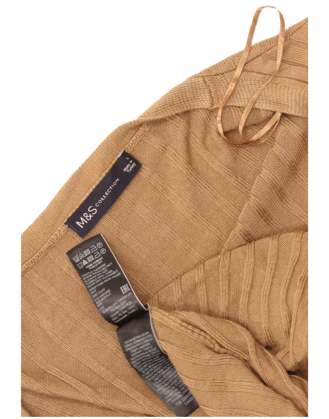 Sweter damski Marks & Spencer Longline Cardigan UK 16, duży brązowy