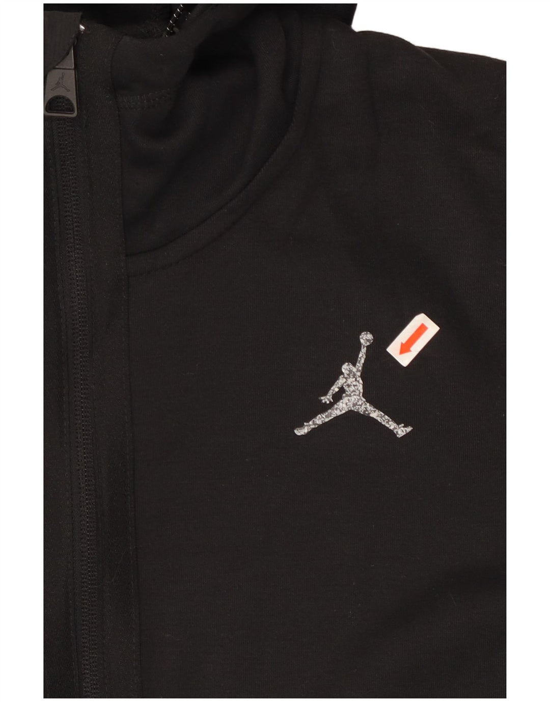Męski sweter z kapturem i zamkiem błyskawicznym JORDAN Dri Fit XS, czarny poliester