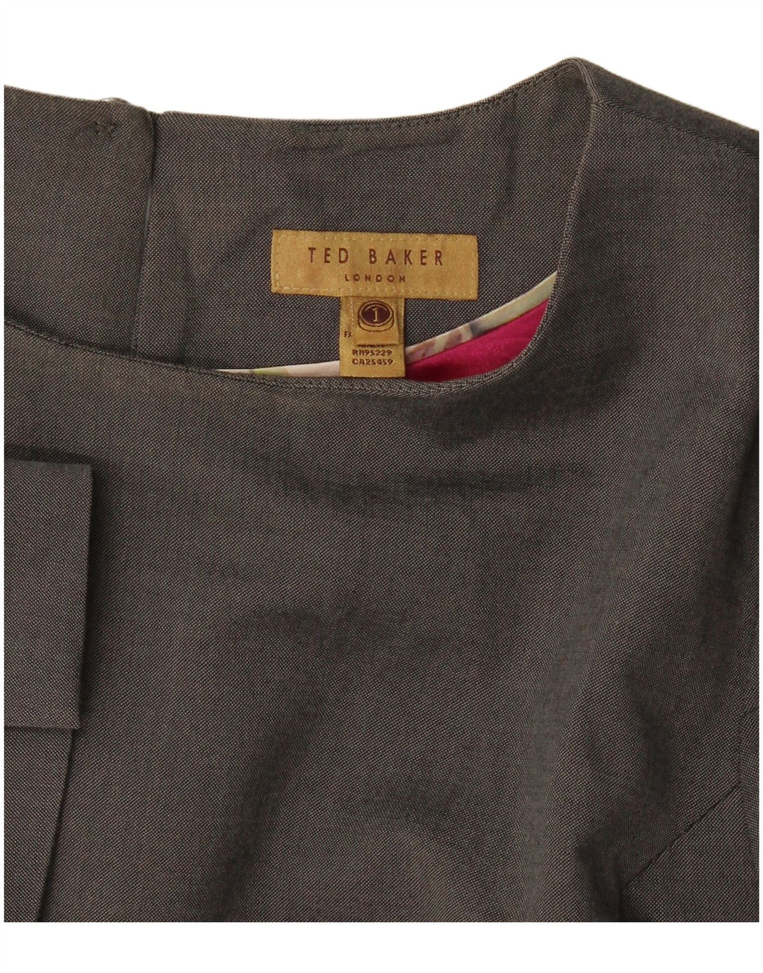 Damska sukienka oversize Ted Baker, rozmiar 1, XS, szara
