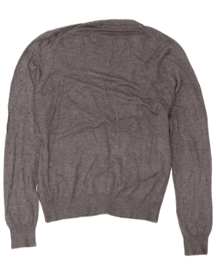 Męski sweter Zara, średnioszary, wiskoza