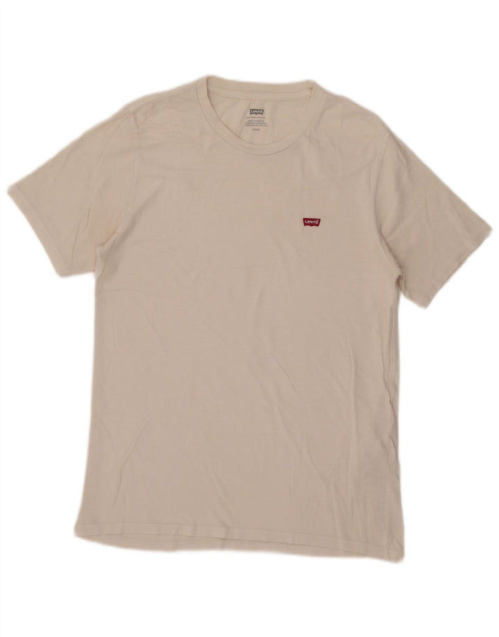 Męska koszulka Levi's Top, mała, biała, bawełniana