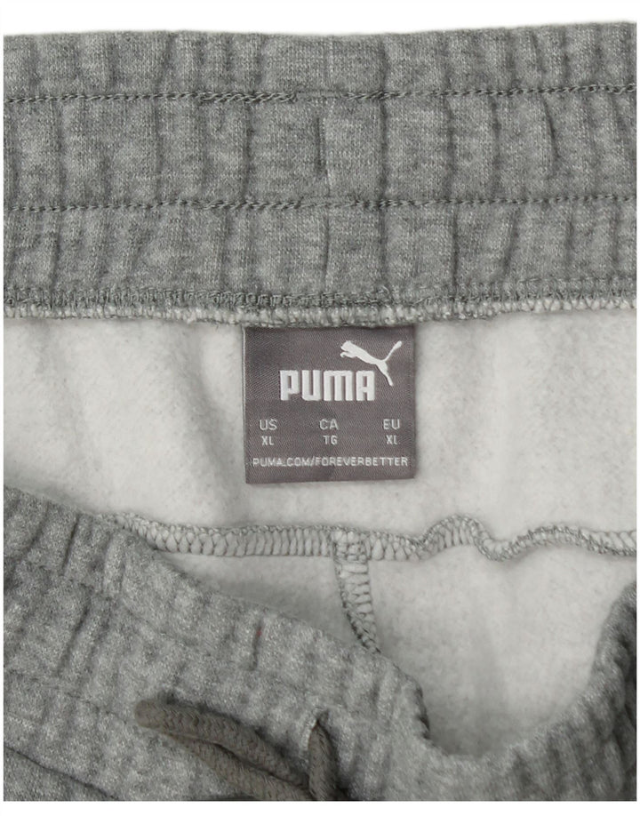 Męskie spodnie dresowe Puma Joggers XL Szara bawełna