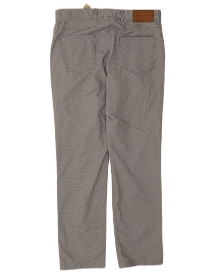 Męskie spodnie Chino Massimo Dutti EU 40 Medium W31 L30 Szare nakrapiane