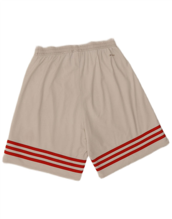 Męskie spodenki sportowe Adidas Climalite, małe, białe, z polietylenu