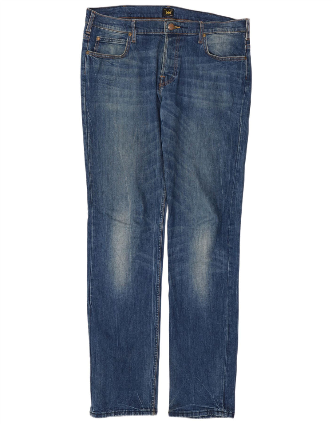 Męskie jeansy Lee Powell Slim W36 L36 Niebieskie bawełniane