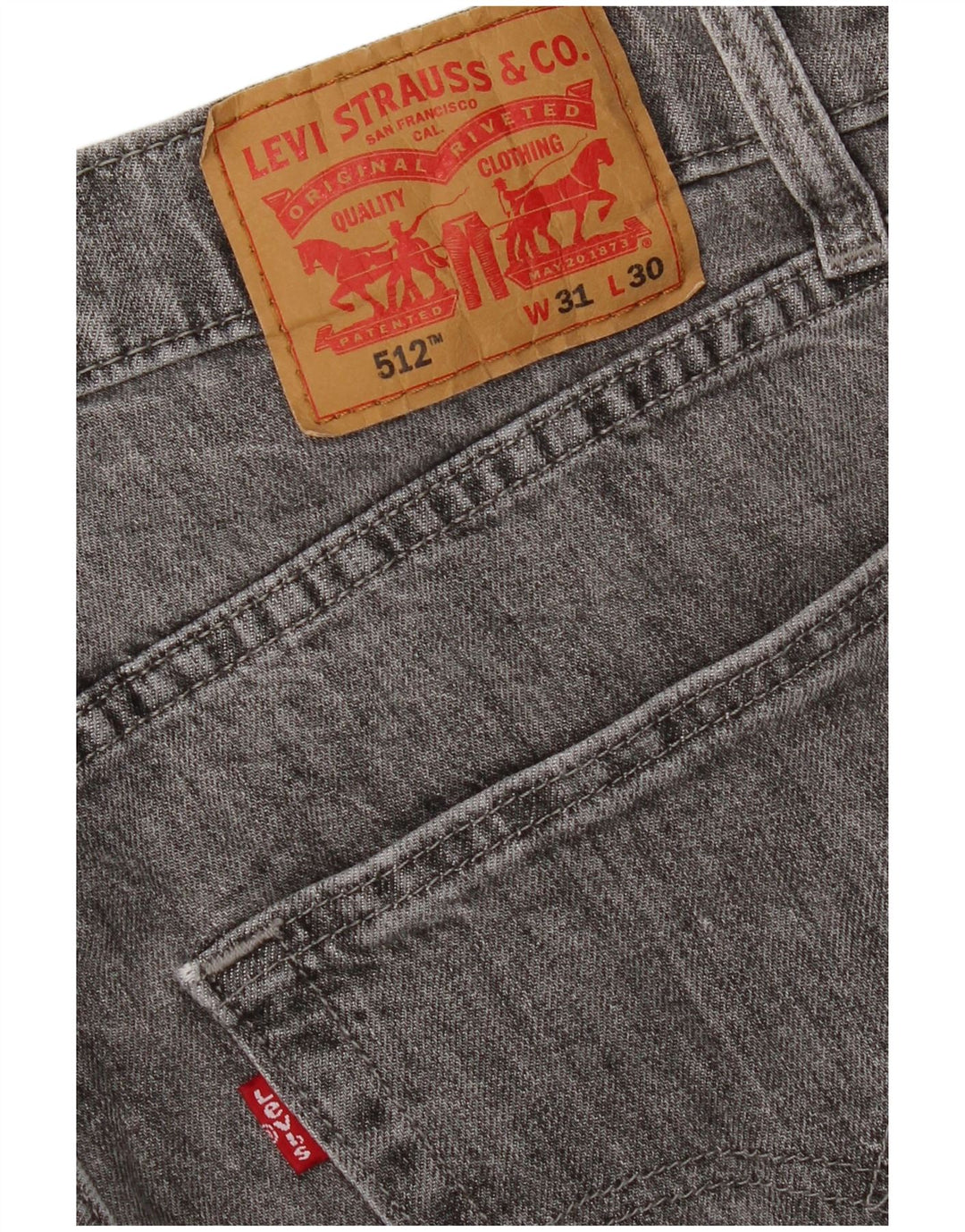 Męskie jeansy LEVI'S 512 Slim Tapered W31 L30 Szare