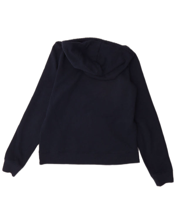 Damski sweter z kapturem Hollister, UK 10, mały, granatowy, bawełniany