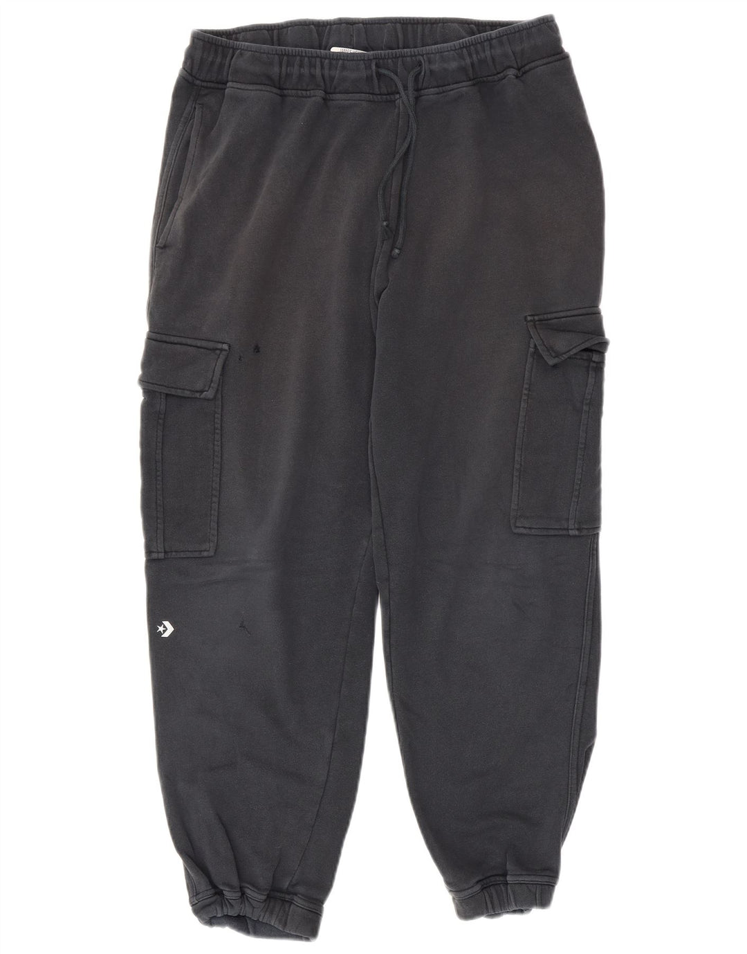 Męskie spodnie dresowe Converse Cargo Joggers, średnio granatowe, bawełniane