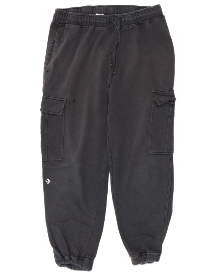 Męskie spodnie dresowe Converse Cargo Joggers, średnio granatowe, bawełniane