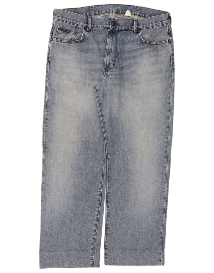 Damskie jeansy Calvin Klein Straight W36 L28 Niebieskie