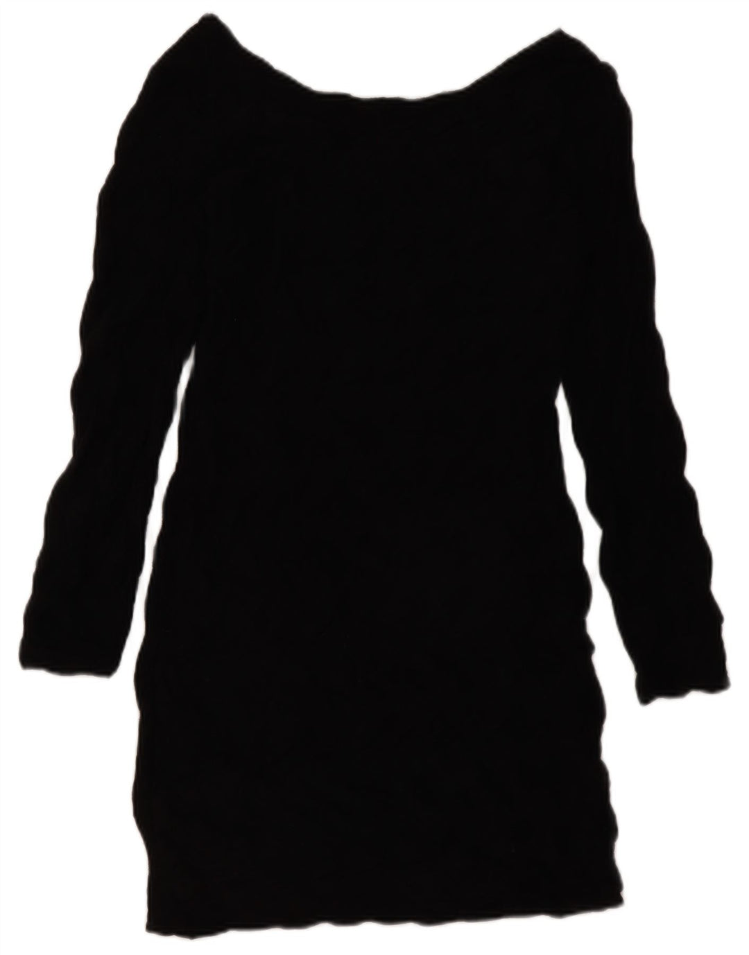 Damska sukienka płaszczowa z długim rękawem ZARA UK 14, duża czarna