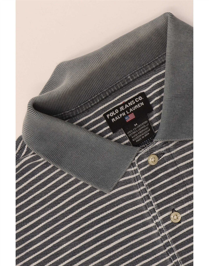 Koszula męska Polo Ralph Lauren, bawełniana, w kolorze średniego niebieskiego w prążki