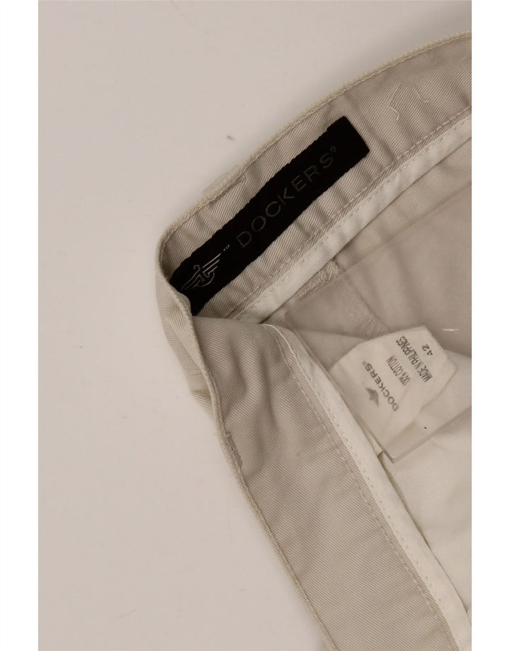 Męskie szorty Chino Dockers W42 2XL Szara bawełna