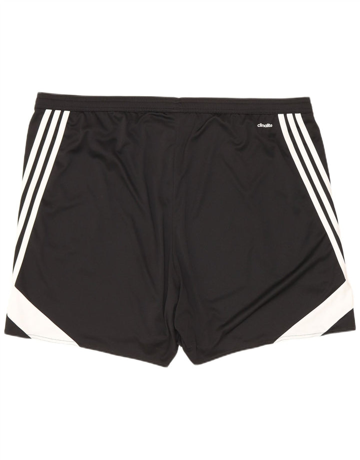 Męskie spodenki sportowe Adidas Climalite 2XL Czarny poliester z blokami kolorów