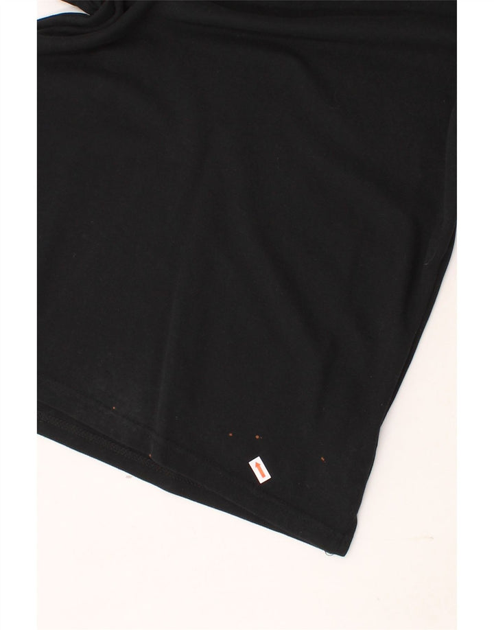 UMBRO Mens Polo Shirt Medium Black Cotton Vintage Umbro and Second-Hand Umbro from Messina Hembry 