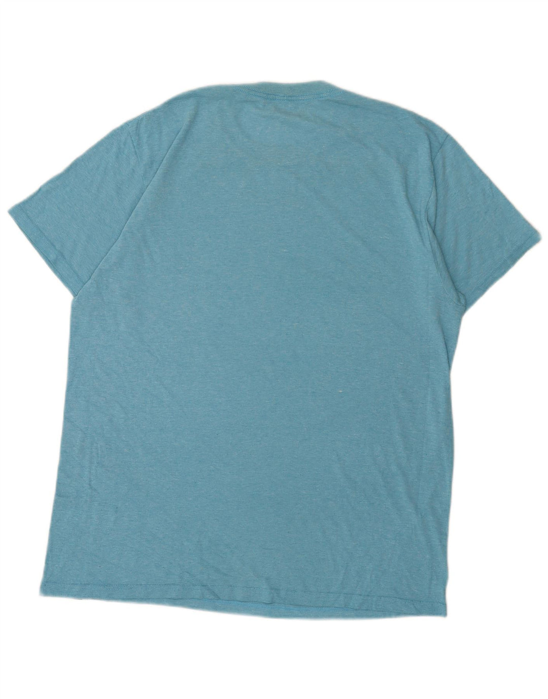 Męski T-shirt z grafiką Hurley, duży, niebieski, bawełniany