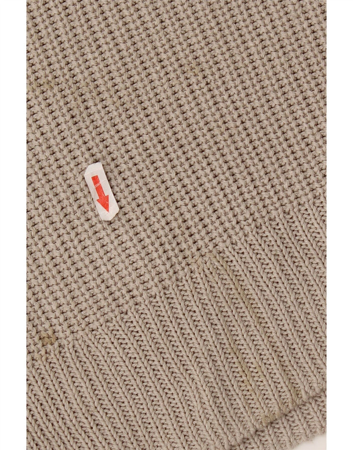 Męski podkoszulek Zara z kamizelką, mały, brązowy, akrylowy