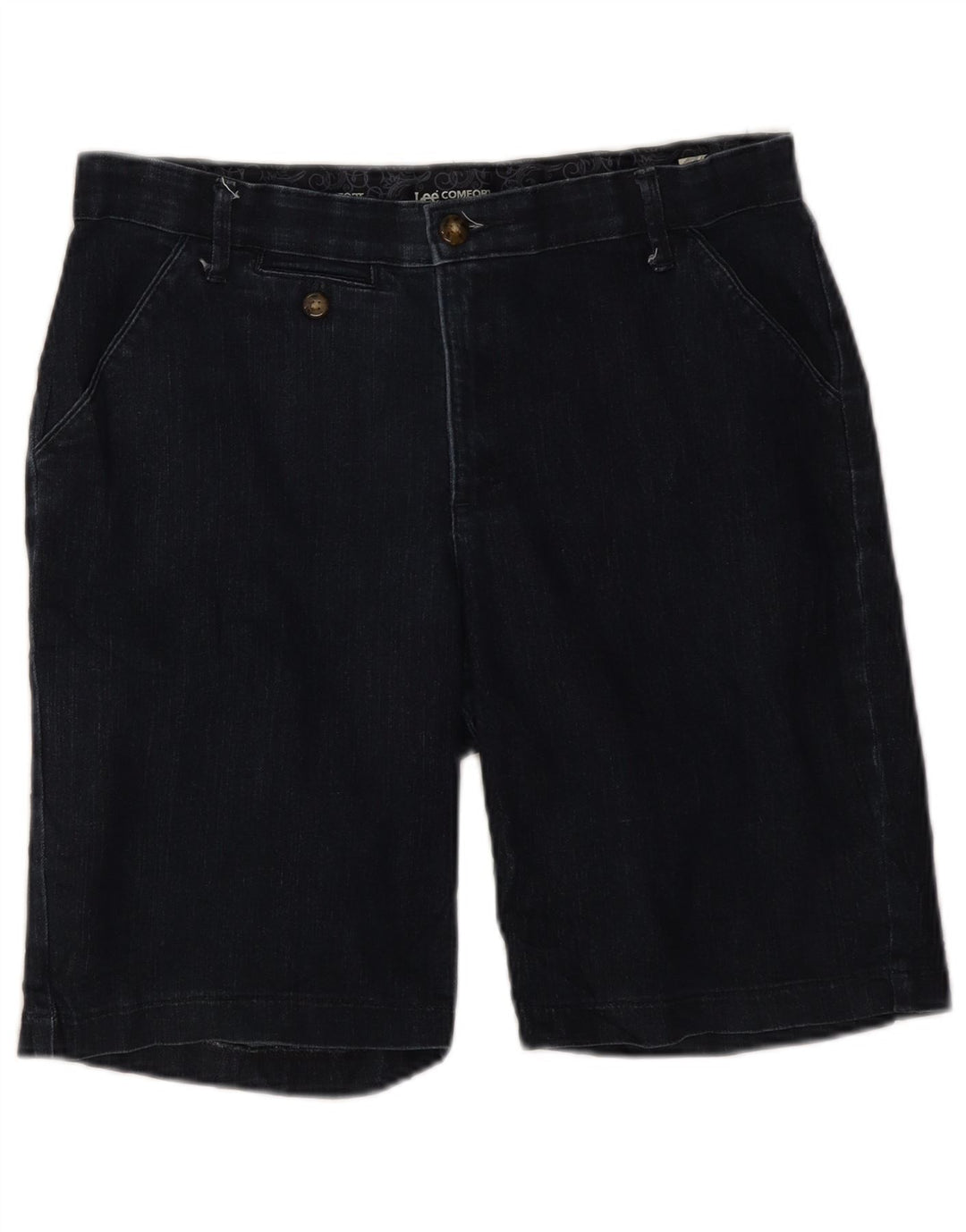 Damskie spodenki jeansowe Lee US 10 Large W32 Granatowa bawełna