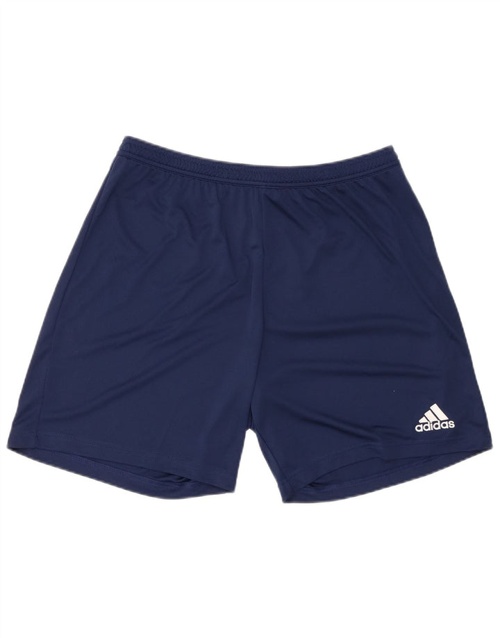 Męskie spodenki sportowe ADIDAS Aeroready, duże, granatowe, z poliestru
