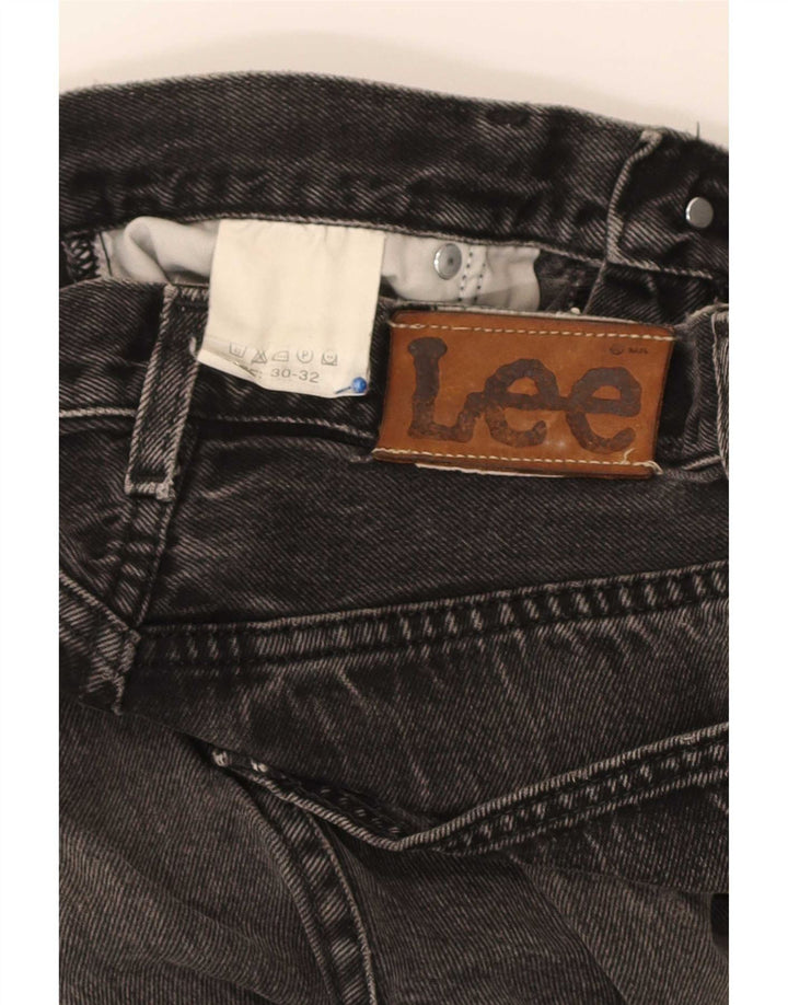 Męskie proste dżinsy Lee W30 L32 czarne