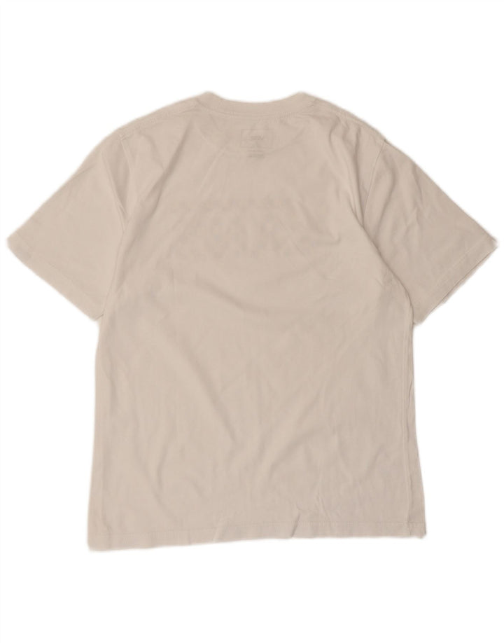 Chłopięcy T-shirt z grafiką Vans o dopasowanym kroju, 10-11 lat, średnia biała bawełna