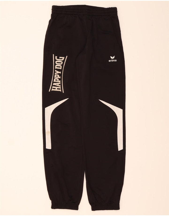ERIMA Mens Graphic Tracksuit Trousers Joggers Small Black Colourblock Vintage Erima and Second-Hand Erima from Messina Hembry 