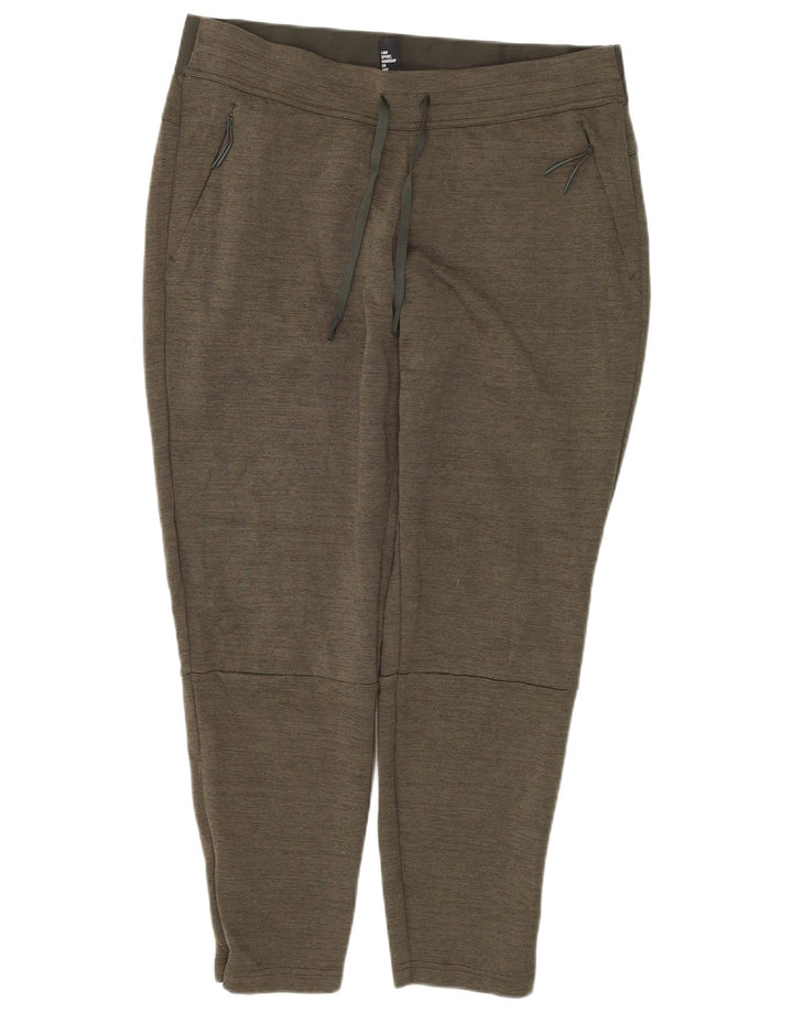 Damskie spodnie dresowe ADIDAS UK 20/22 XL Khaki nakrapiane