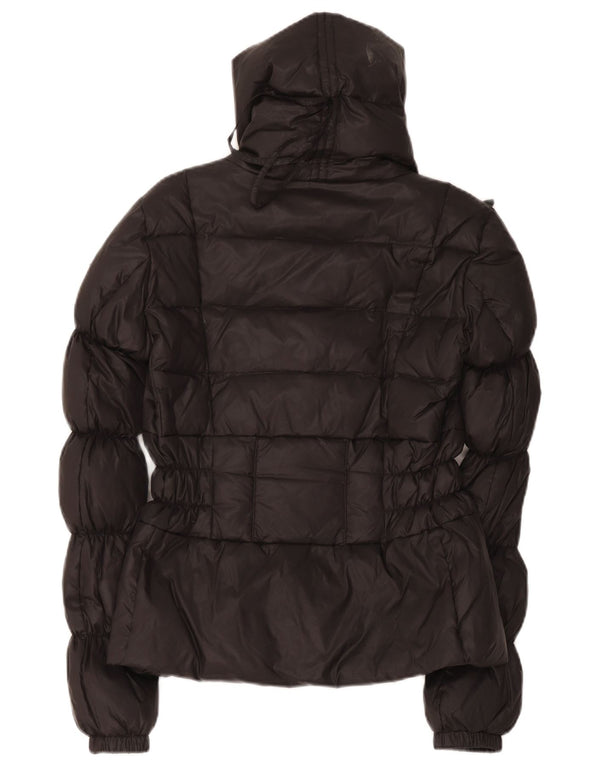 Guess Womens Padded Jacket UK 14 Medium Black Nylon