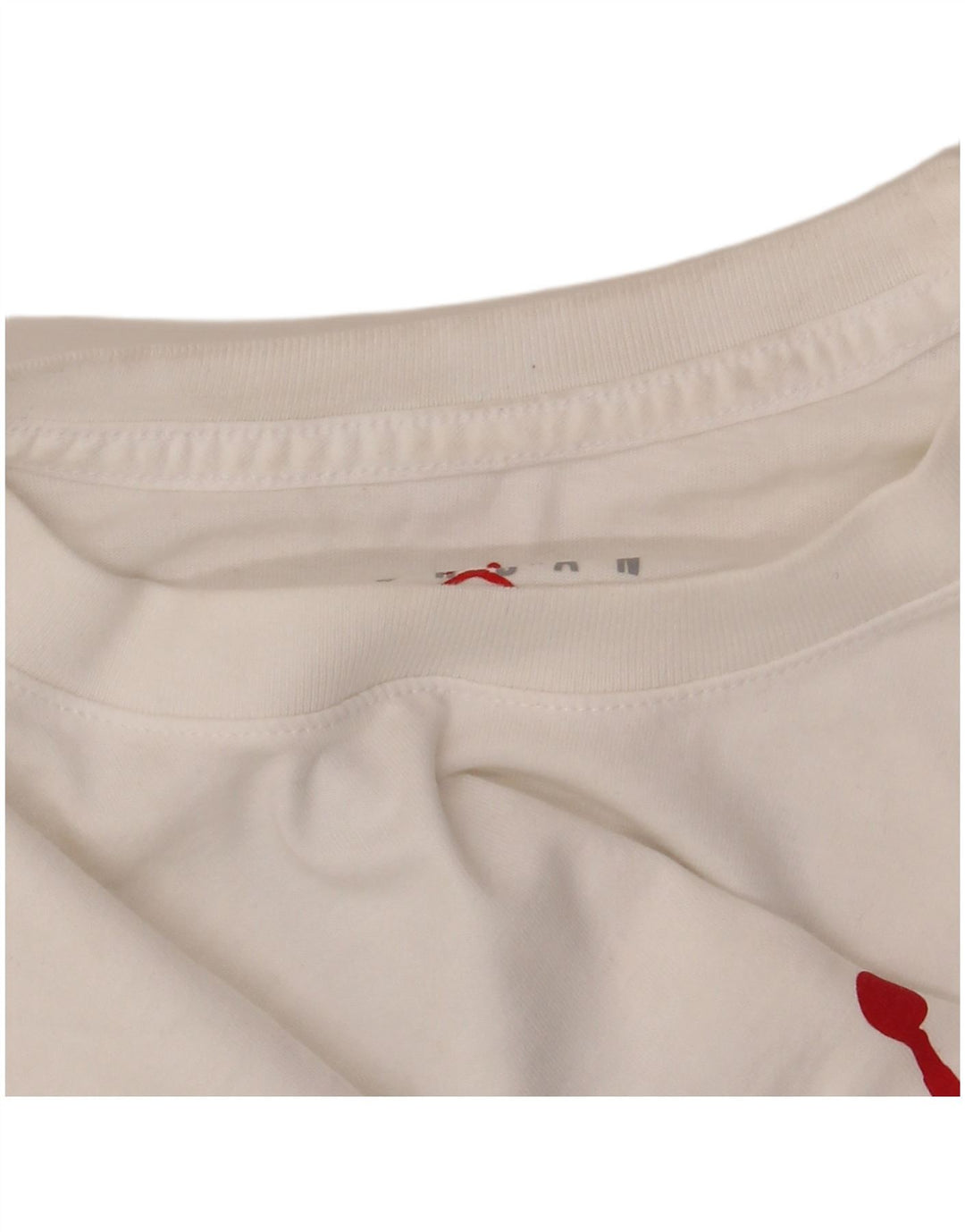 Męski T-shirt z grafiką JORDAN, mały, biały, bawełniany