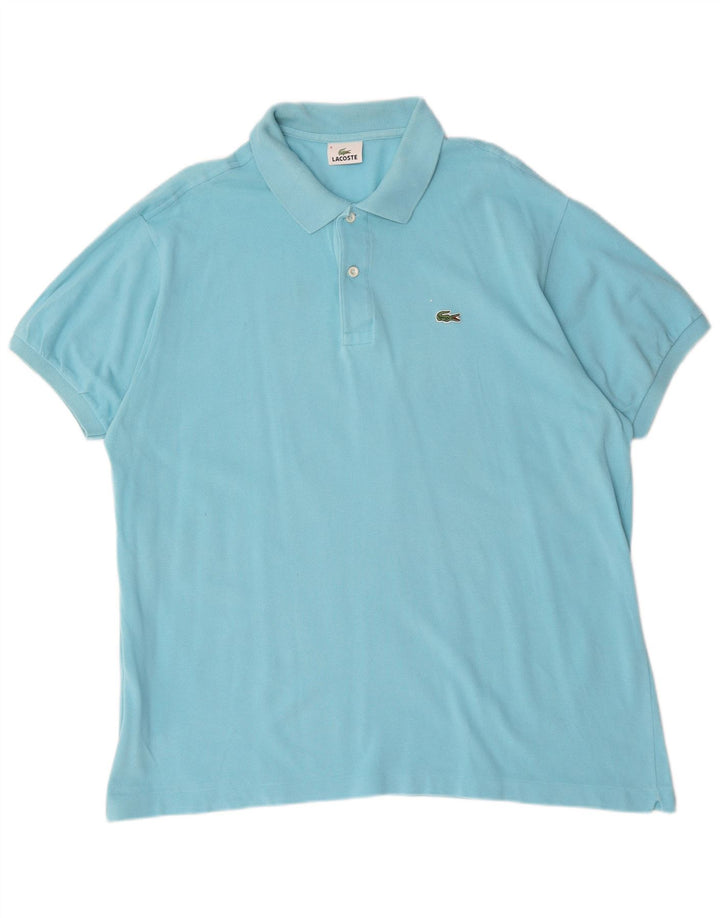 Męska koszulka polo Lacoste, rozmiar 8, 3XL, niebieska, bawełniana