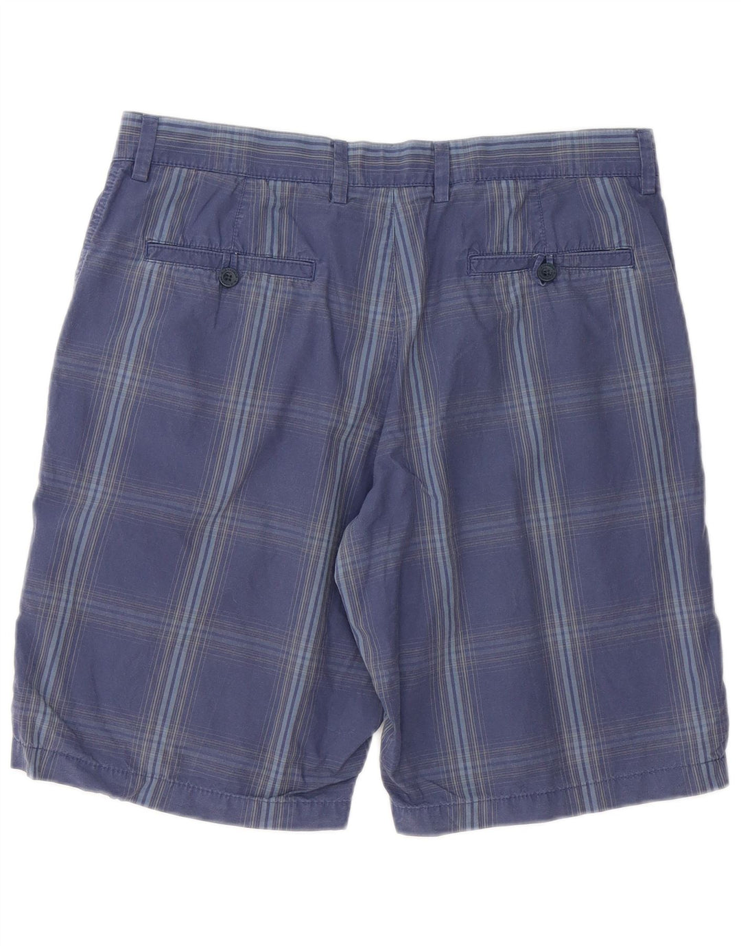 Męskie spodenki Chino Marks & Spencer Blue Harbor W34 w dużą granatową kratkę