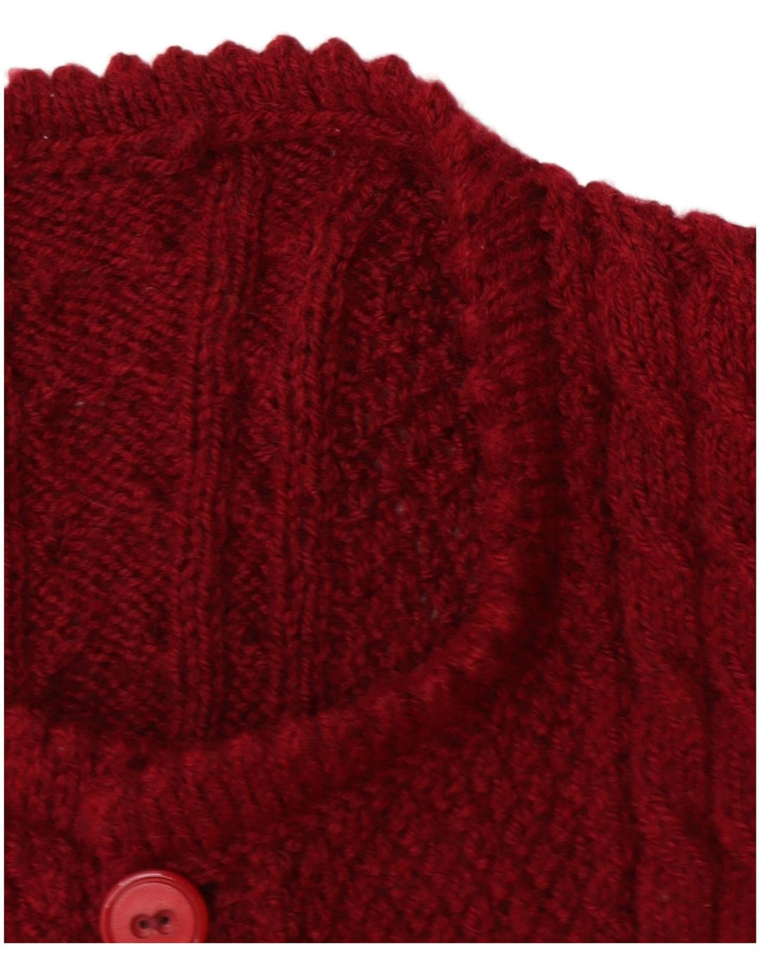 Sweter damski VINTAGE UK 14, duży, bordowy