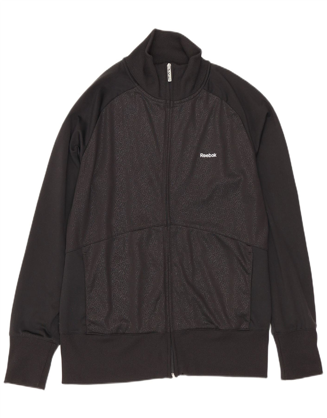 Damska kurtka dresowa Reebok Graphic UK 14, duża czarna