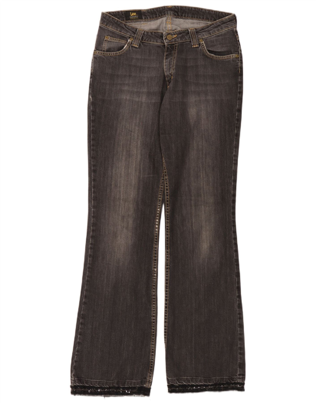Damskie jeansy Lee Desoto Bootcut W32 L33 Szara bawełna