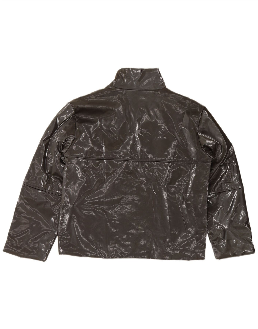 Damska kurtka bomber oversize Crazy World UK 14, średni czarny poliester