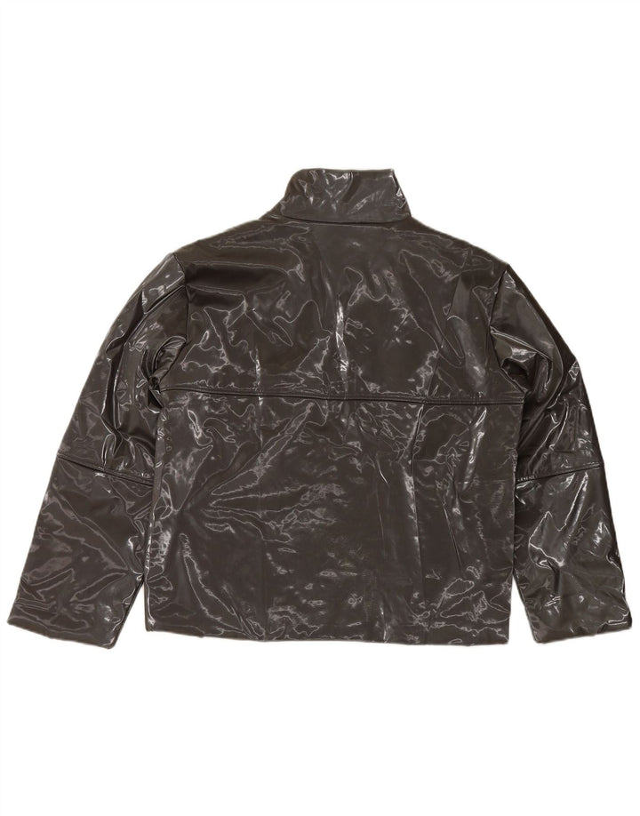 Damska kurtka bomber oversize Crazy World UK 14, średni czarny poliester