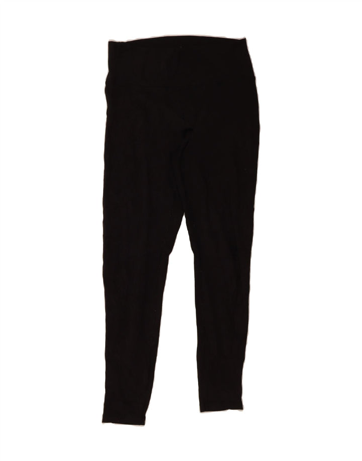 ADIDAS Womens Climalite Leggings UK 12/14 Medium  Black Polyester Vintage Adidas and Second-Hand Adidas from Messina Hembry 