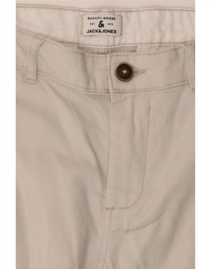 Męskie spodenki cargo Jack & Jones W34, duże, beżowe