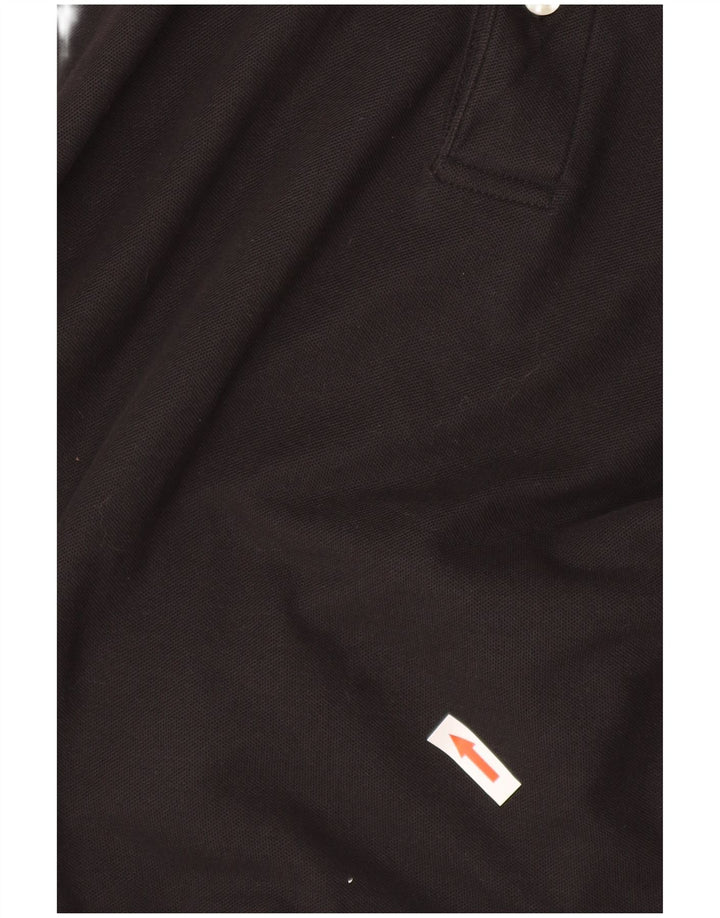 Męska koszulka polo XL Izod, czarna, bawełniana