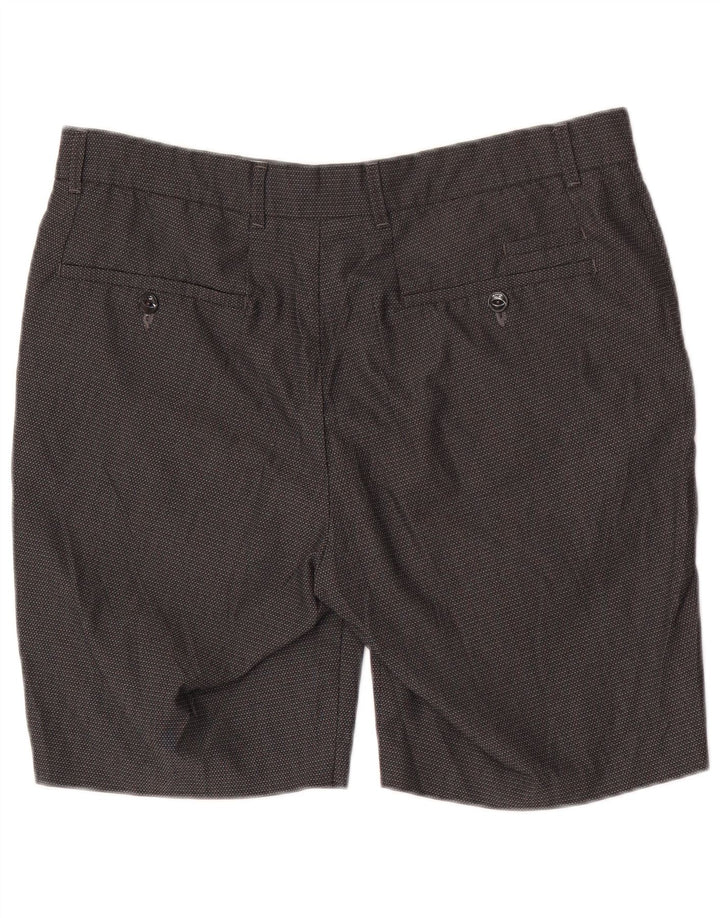 Męskie spodenki chino Marks & Spencer Slim Fit W34, duży, szary, cętkowany poliester