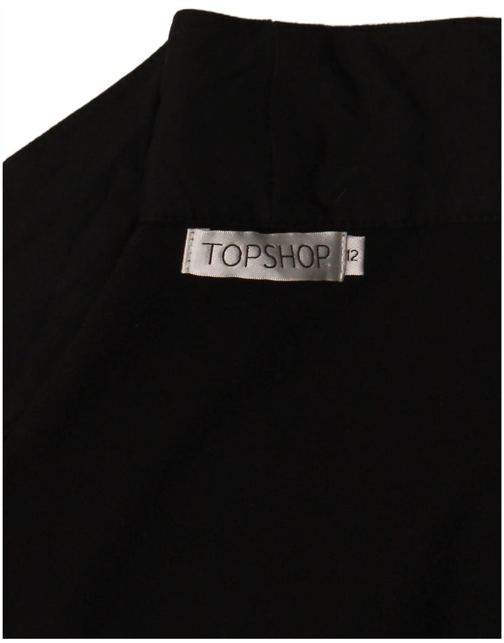Damski sweter bolerko Topshop UK 12, średni czarny