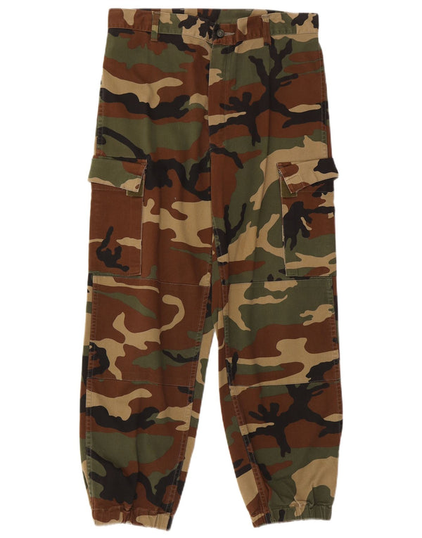 Męskie spodnie cargo w stylu vintage W30 L26 Khaki