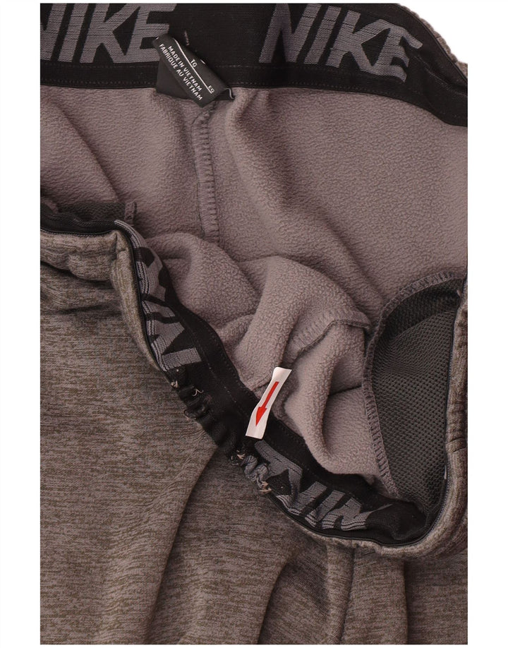Męskie spodnie dresowe Nike Dri Fit Joggers XL Szary, nakrapiany poliester