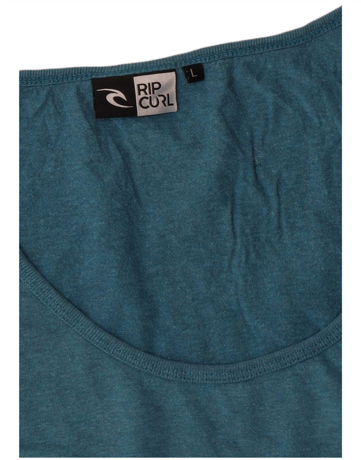 Damska kamizelka Rip Curl Top UK 16, duża, niebieska bawełna w paski