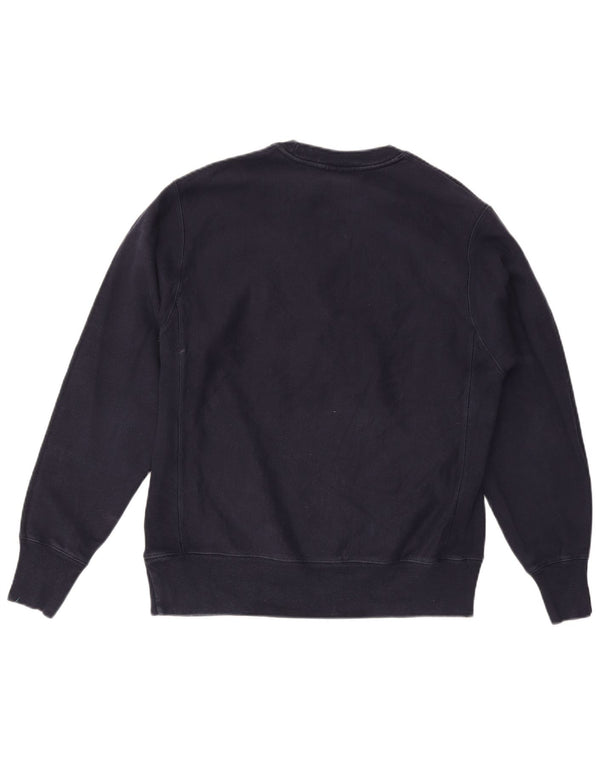 Męska bluza z grafiką CHAMPION, średnia, granatowa, bawełniana