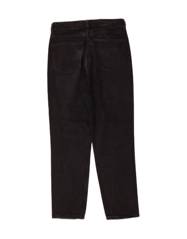 Damskie jeansy Zara z wysokim stanem, zwężane, EU 42, duże, W32, L28, czarne