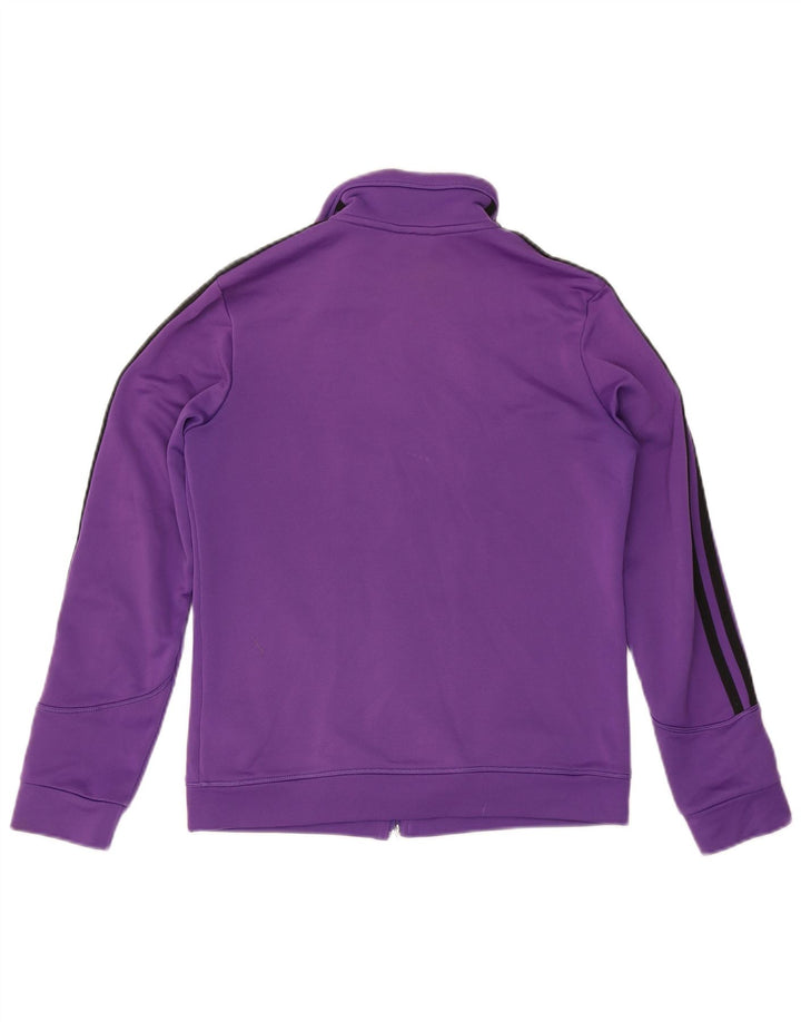 Damska bluza dresowa Adidas UK 14 Średni fioletowy poliester