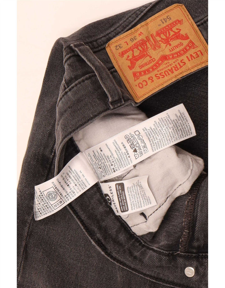 Męskie jeansy Levi's 541 Tapered W36 L32 Szara bawełna